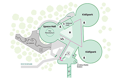 A map of the Science Centre, Level 4.