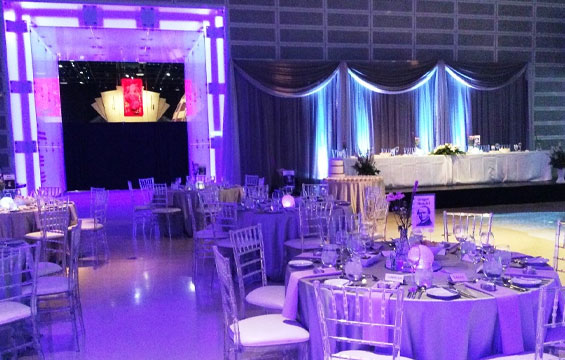 The HotZone at the Ontario Science Centre transformed for a private event.