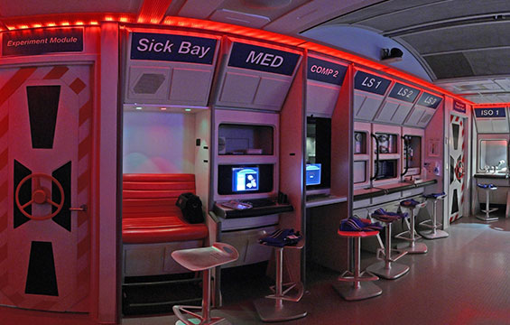 The Challenger Learning Centre, a simulated space mission.