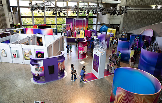 An installed exhibition created by the Ontario Science Centre.