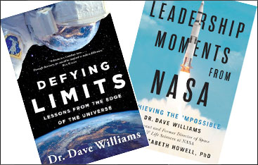 Two books by Dr. Dave Williams.
