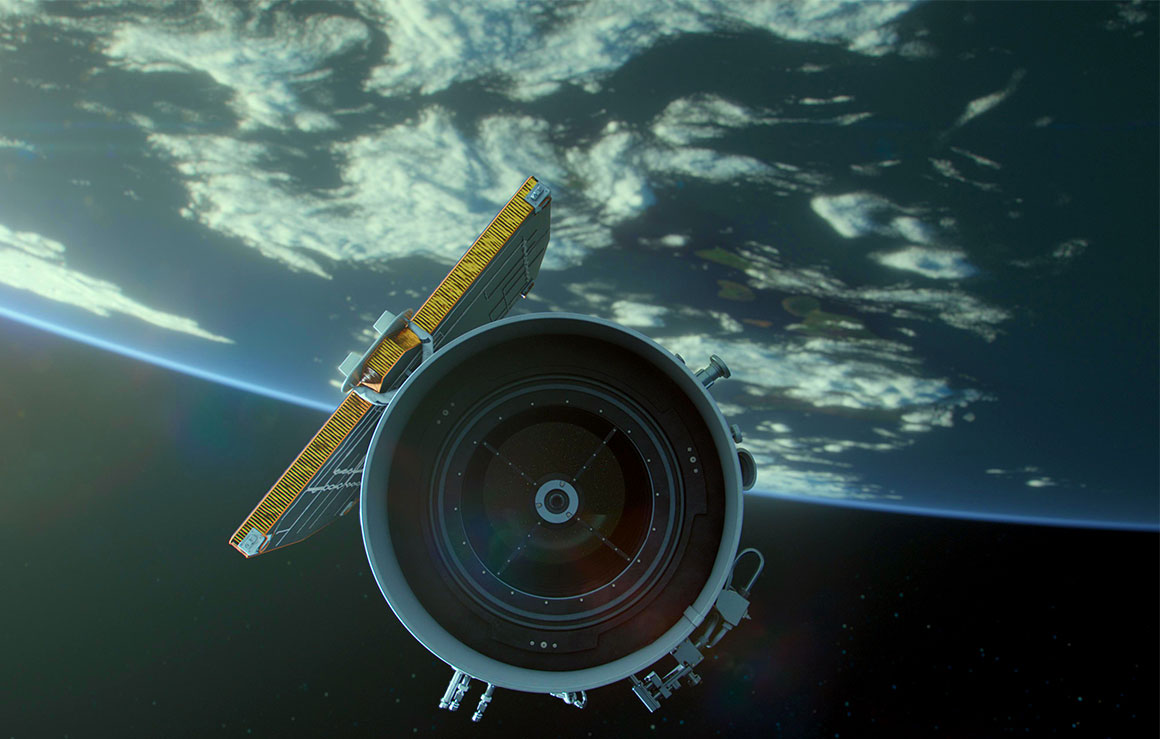 A space telescope.