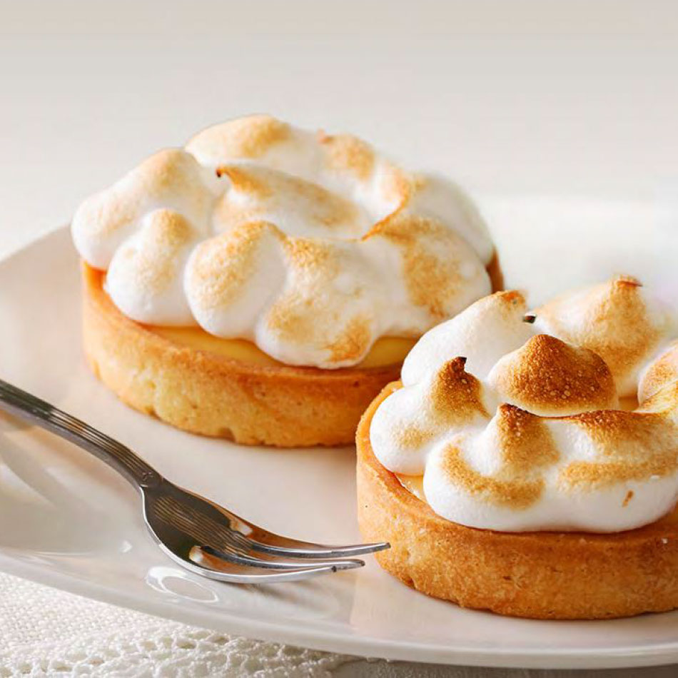 Baked ice cream tarts.