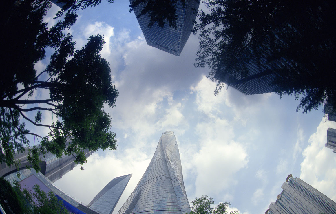 Skyscrapers in Shanghai.
