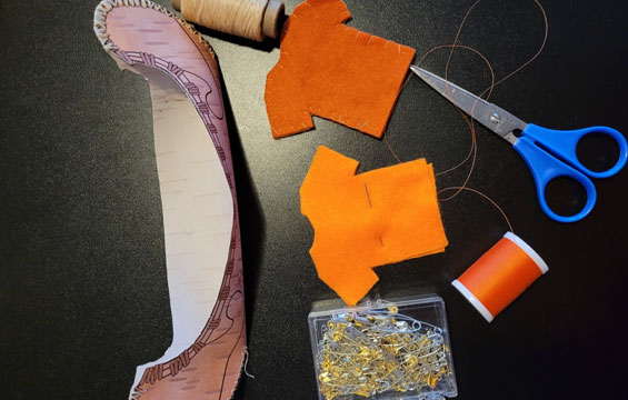 Sewing tools and small crafts.