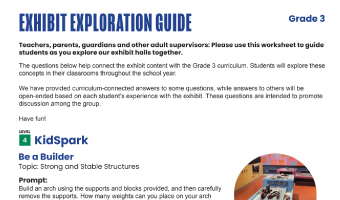 Grade 3 Exhibit Exploration Guide