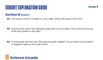 Grade 8 Exhibit Exploration Guide
