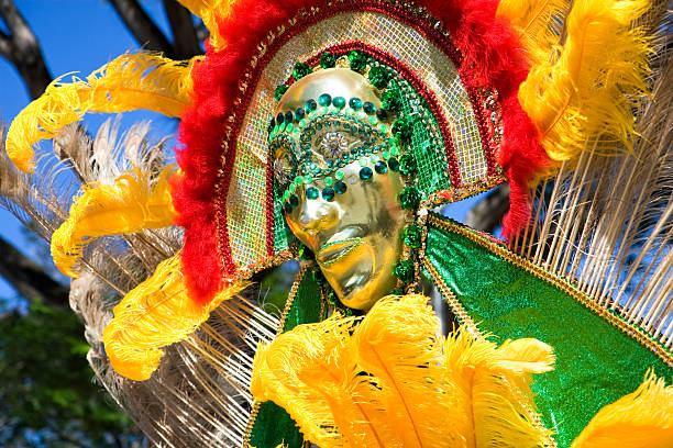 A colourful Carnival mask