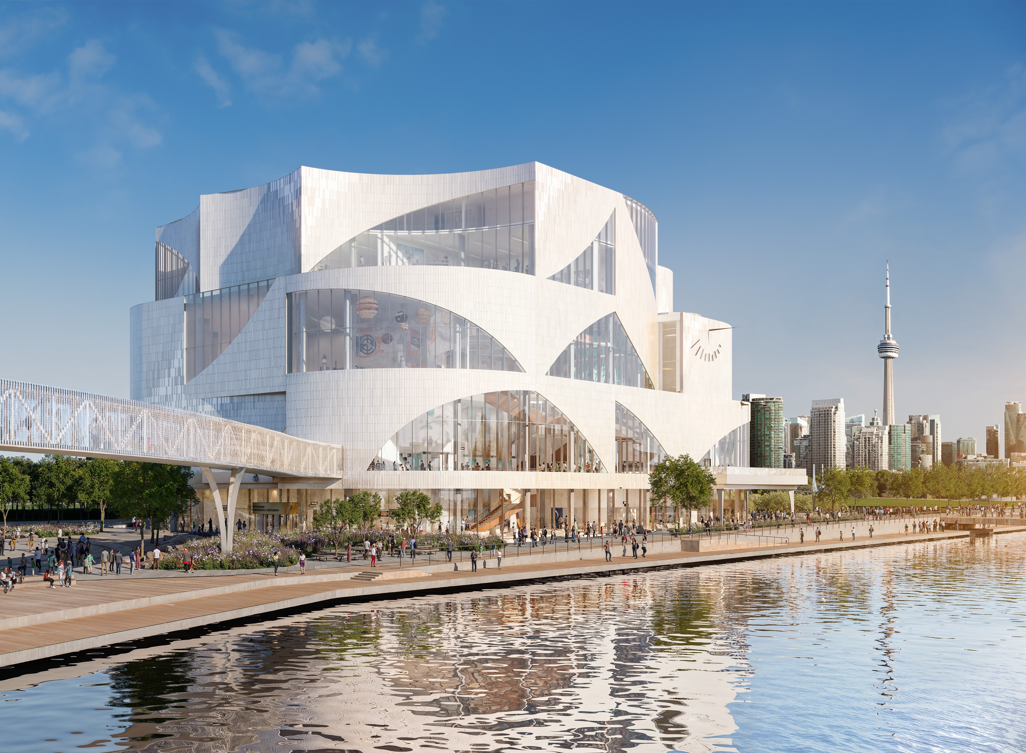 New Science Centre Building Illustration at Ontario Place.