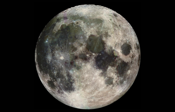The moon image from NASA